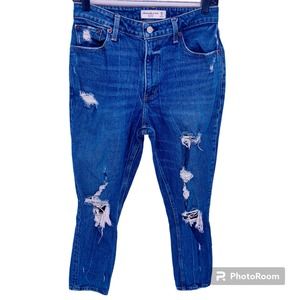 Abercrombie & Fitch The Skinny High Rise Curve Love Jeans Womens Size 28/6